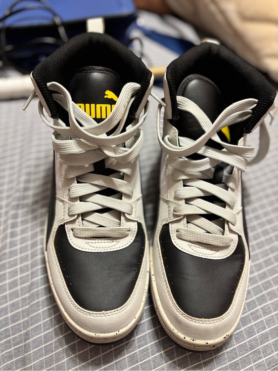 Puma Other - Puma Black and White Foam-Cushion High-Top Sneaker